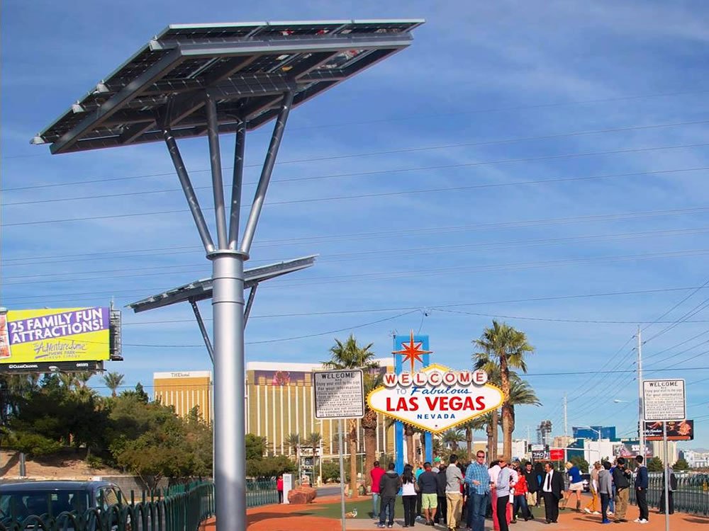 Solar energy to power iconic Las Vegas welcome sign